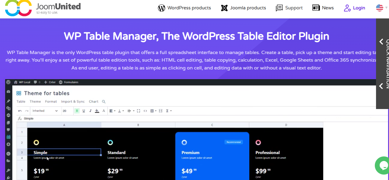 WordPress表格插件–WP Table Manager v4.1.2 破解版下载