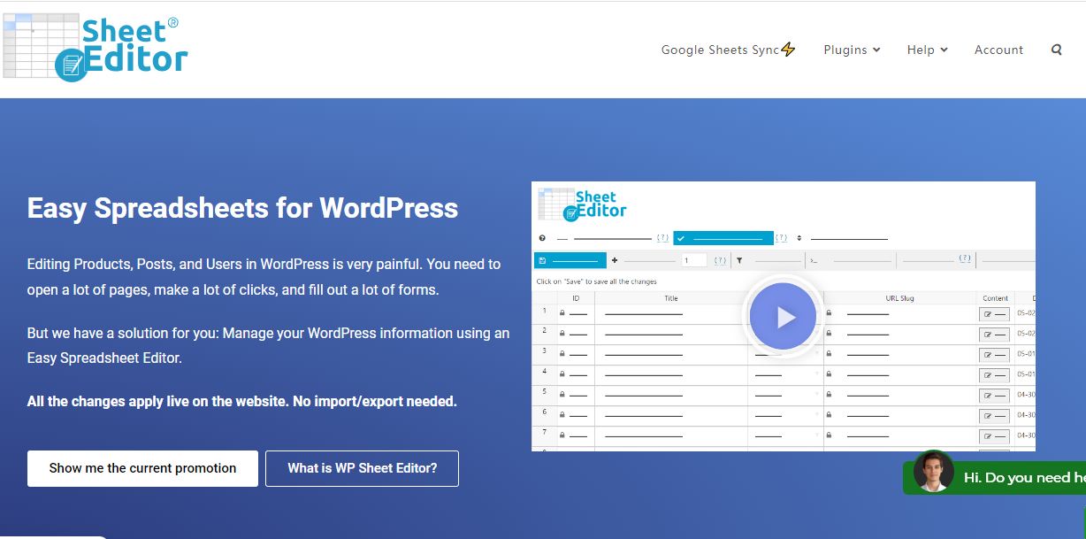 WordPress表格插件 WP Sheet Editor Pro v2.25.14 破解版下载