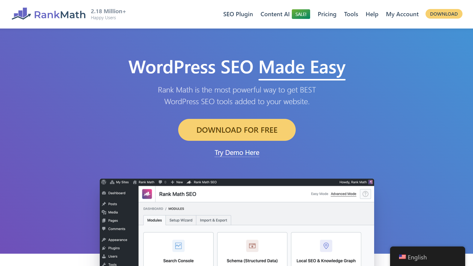 WordPress SEO插件–Rank Math Pro v3.0.71 破解版下载