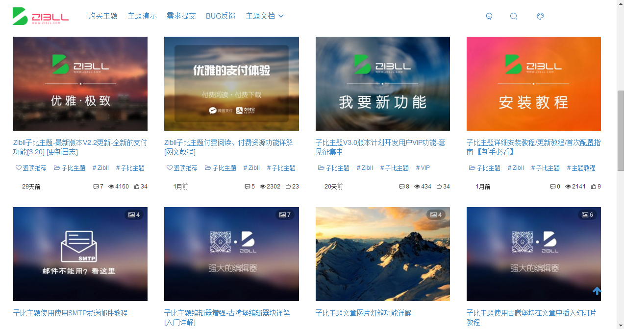 wordpress主题–zibll子比主题破解版v2.2