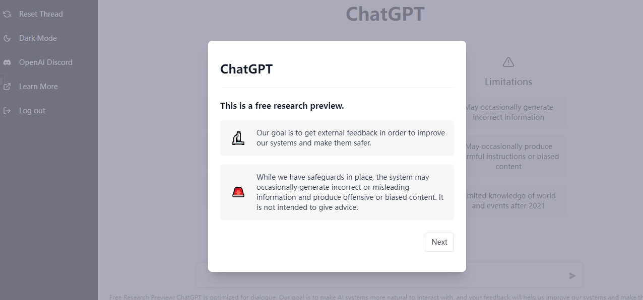 OpenAI的ChatGPT注册使用详细教程