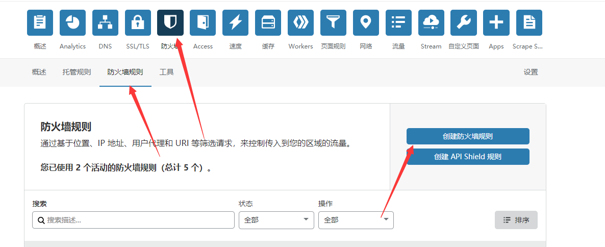 Cloudflare免费版禁止某个国家访问网站的设置教程